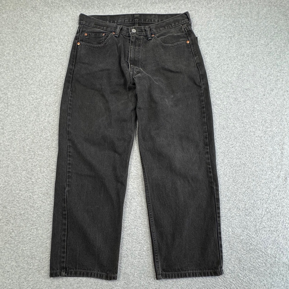 Levis 550 Relaxed Fit Tapered Leg Jeans Mens 36x29 Faded Basic Denim Casual Work